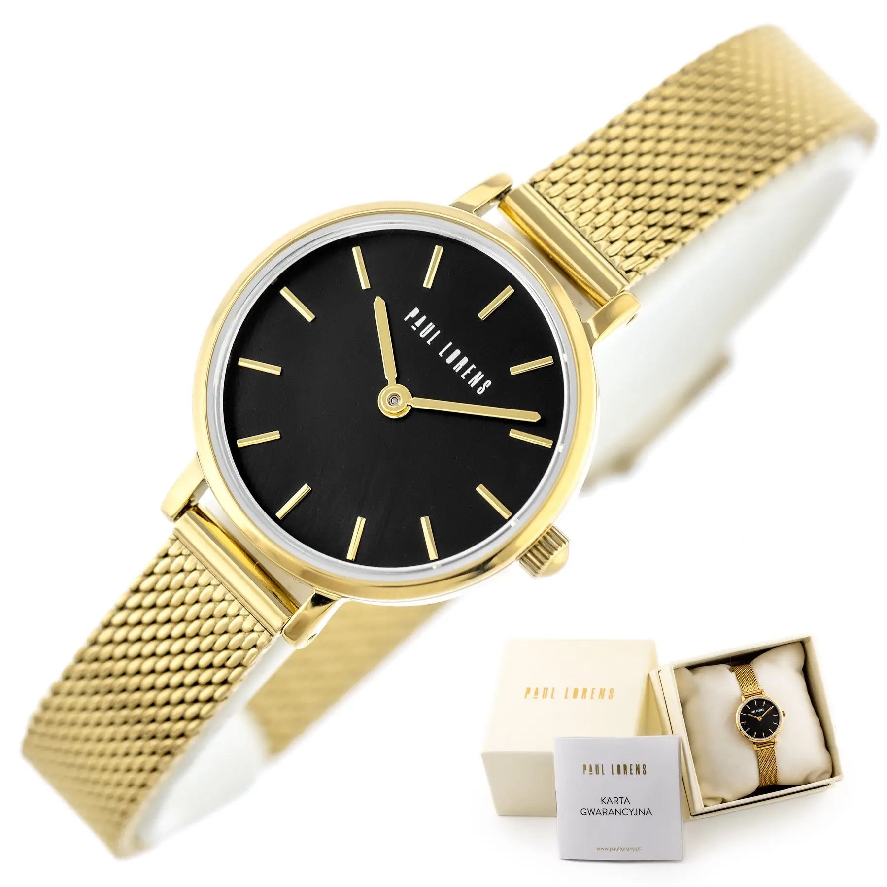 ZEGAREK DAMSKI PAUL LORENS - PL20004B-1D1 (zg567c) + BOX ZEGAREK DAMSKI PAUL LORENS - PL20004B-1D1 (zg567c) + BOX - Lorence 5900148050910