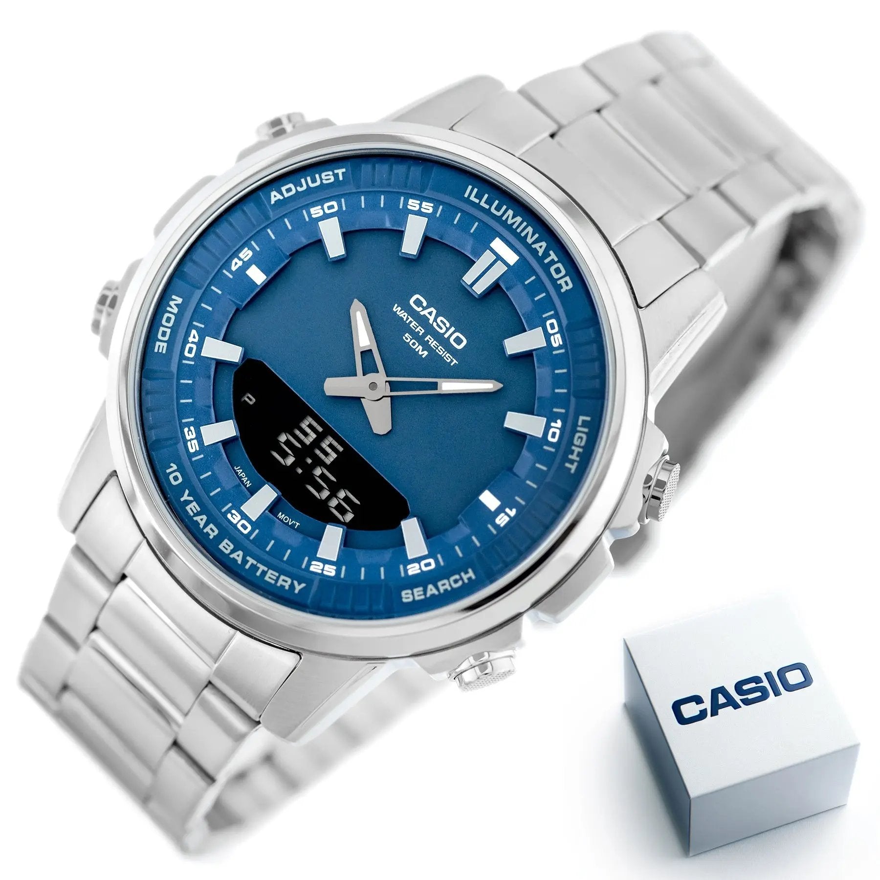 ZEGAREK MĘSKI CASIO AMW-880D-2A1 + BOX ZEGAREK MĘSKI CASIO AMW-880D-2A1 + BOX - Lorence 4549526371301