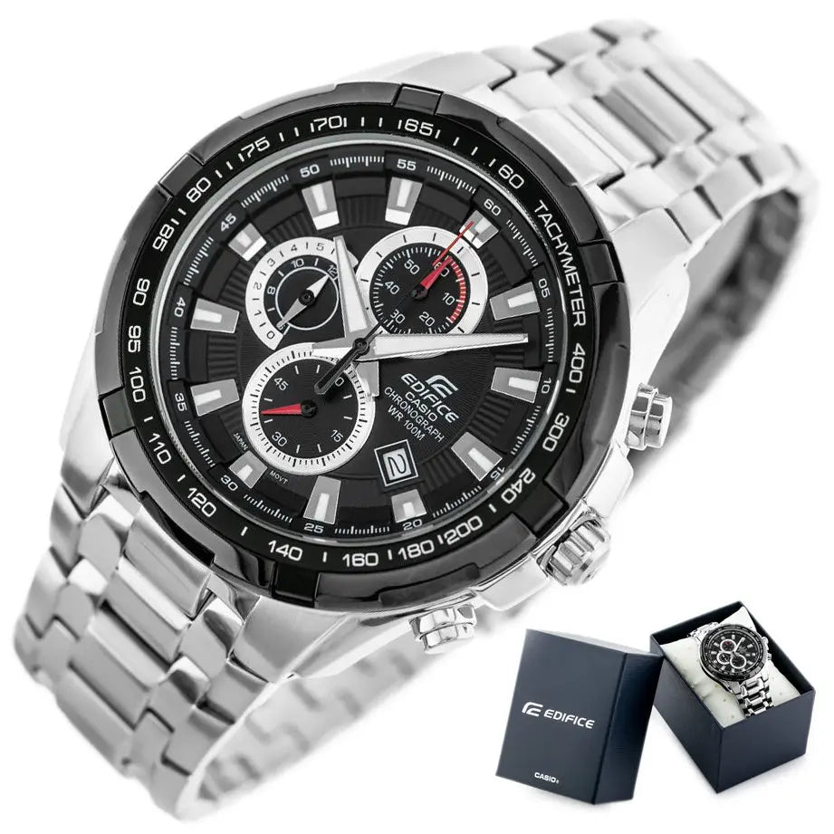 ZEGAREK MĘSKI CASIO EDIFICE EFR-539D-1A - 10ATM (zd114a) + BOX-8
