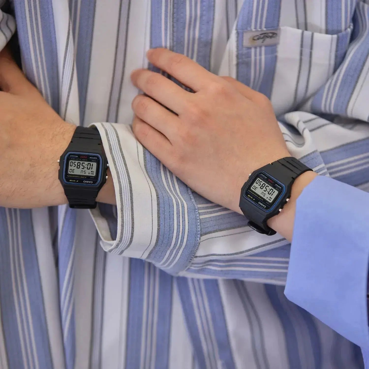 ZEGAREK MĘSKI CASIO F-91W-1YER (zd086a) - KLASYKA + BOX-7