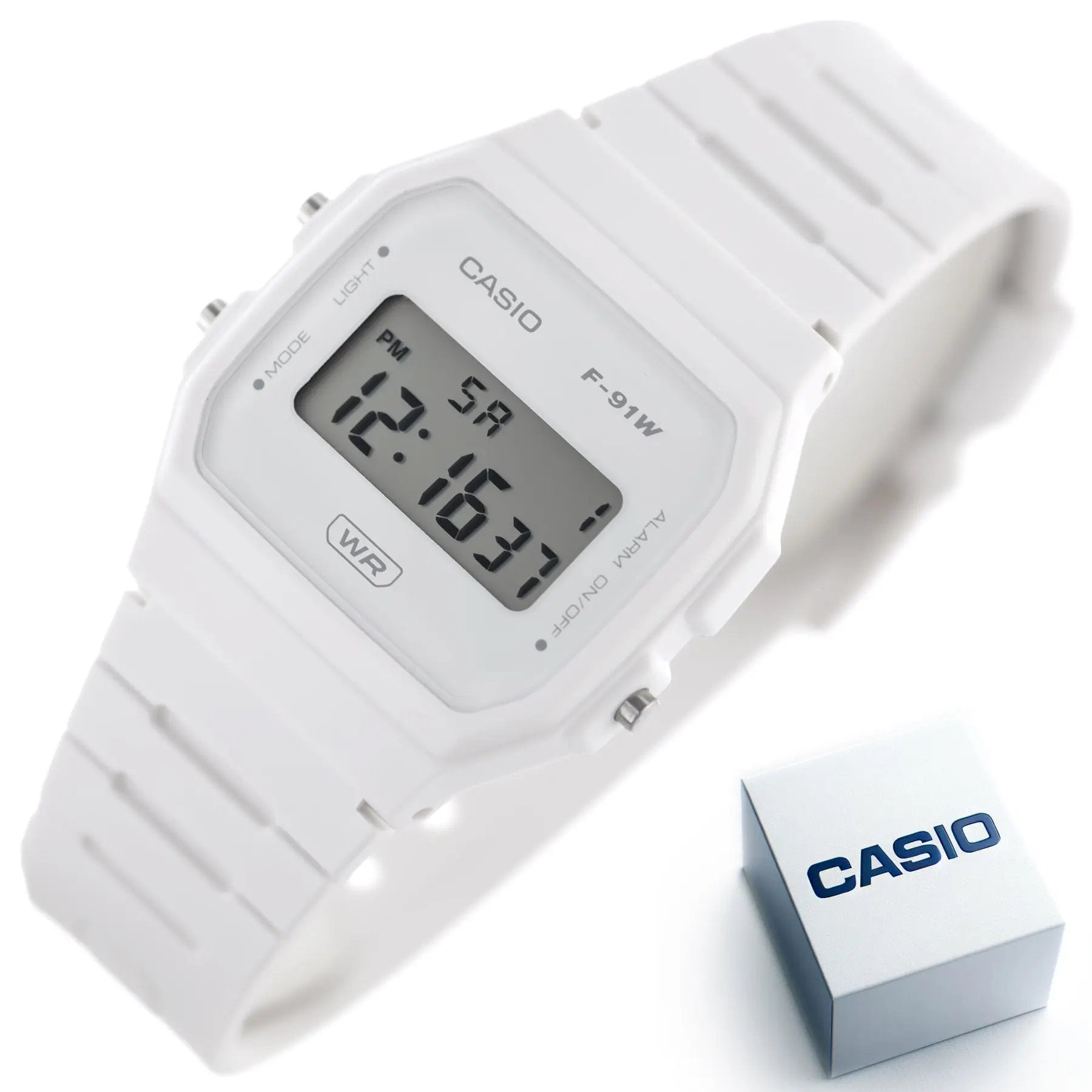 ZEGAREK MĘSKI CASIO F-91WB-7A + BOX ZEGAREK MĘSKI CASIO F-91WB-7A + BOX - Lorence 4549526378454