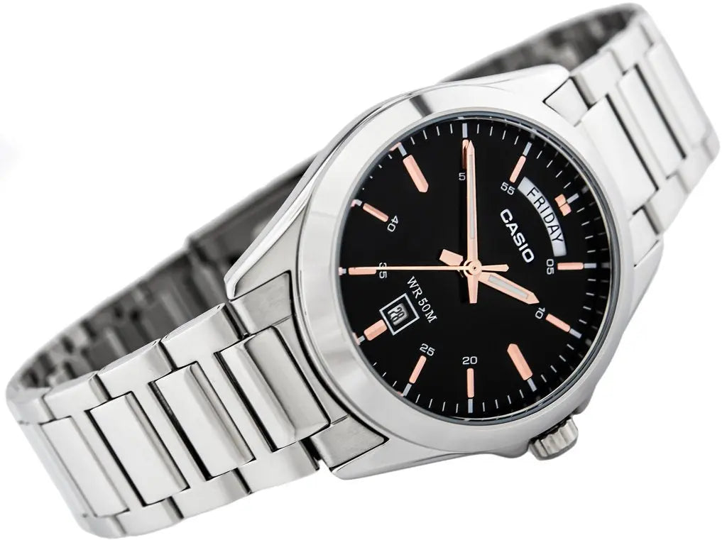 ZEGAREK MĘSKI CASIO MTP-1370D-1A2V (zd025a) + BOX-5