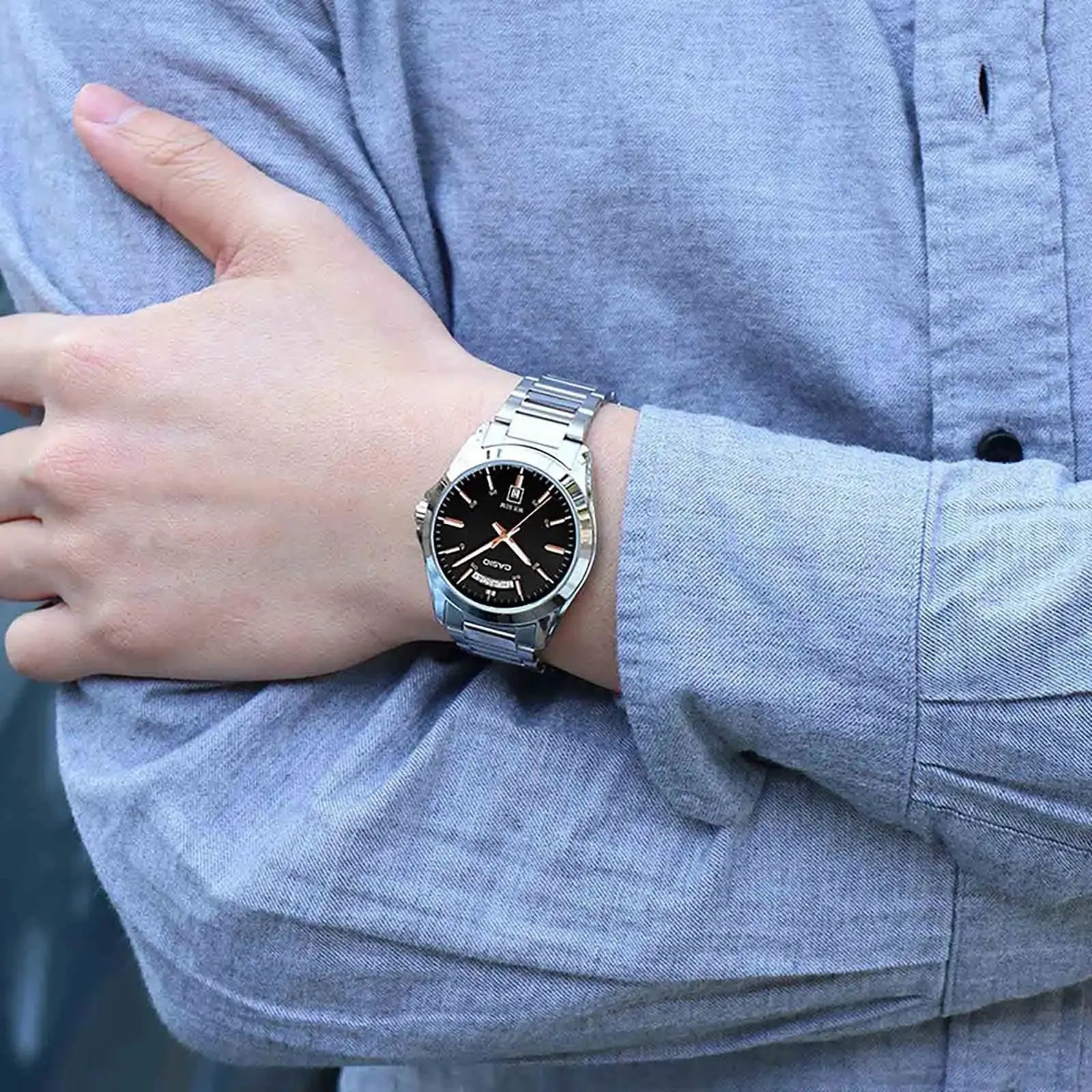 ZEGAREK MĘSKI CASIO MTP-1370D-1A2V (zd025a) + BOX-7