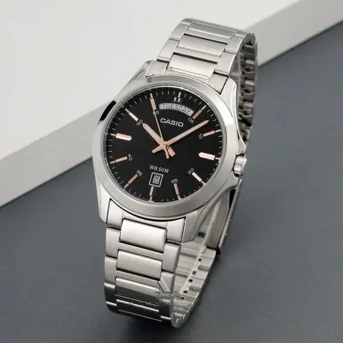 ZEGAREK MĘSKI CASIO MTP-1370D-1A2V (zd025a) + BOX-9