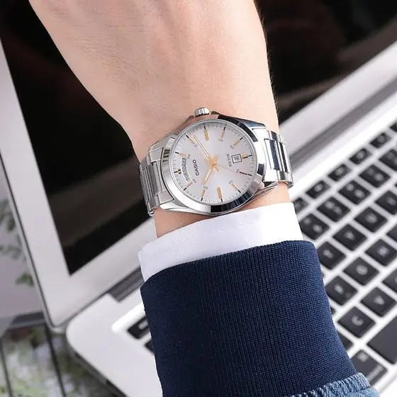 ZEGAREK MĘSKI CASIO MTP-1370D-7A2V (zd025d) + BOX-5