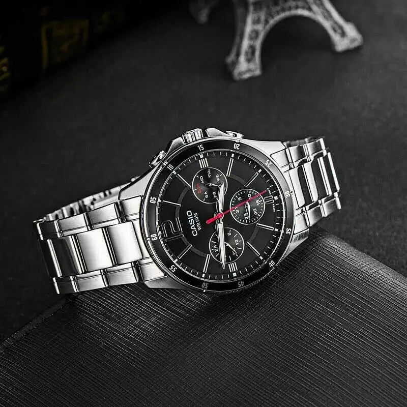 ZEGAREK MĘSKI CASIO MTP-1374D-1AV (zd063b) + BOX-5
