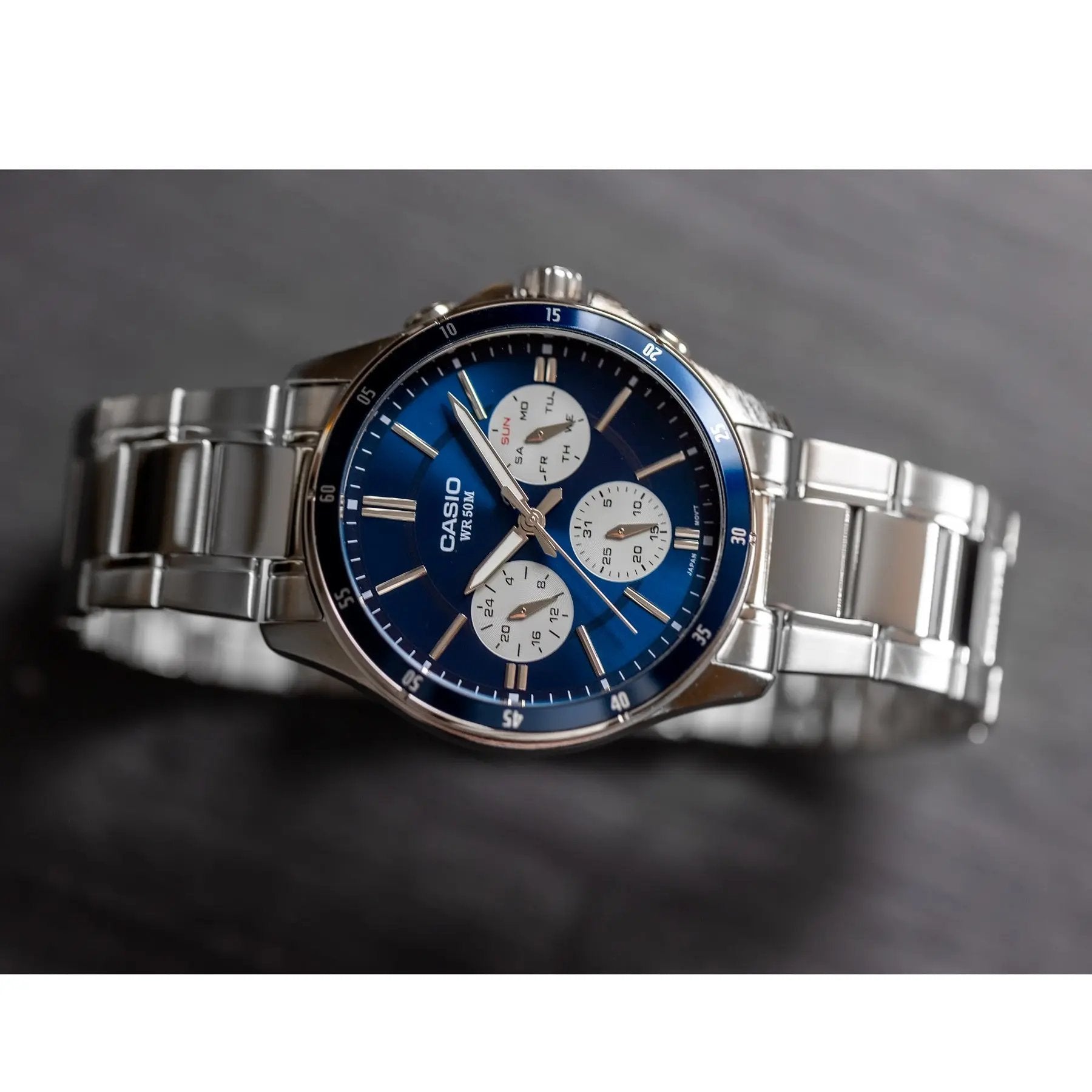 ZEGAREK MĘSKI CASIO MTP-1374D-2A3 (zd063h) + BOX ZEGAREK MĘSKI CASIO MTP-1374D-2A3 (zd063h) + BOX - Lorence 4549526390364