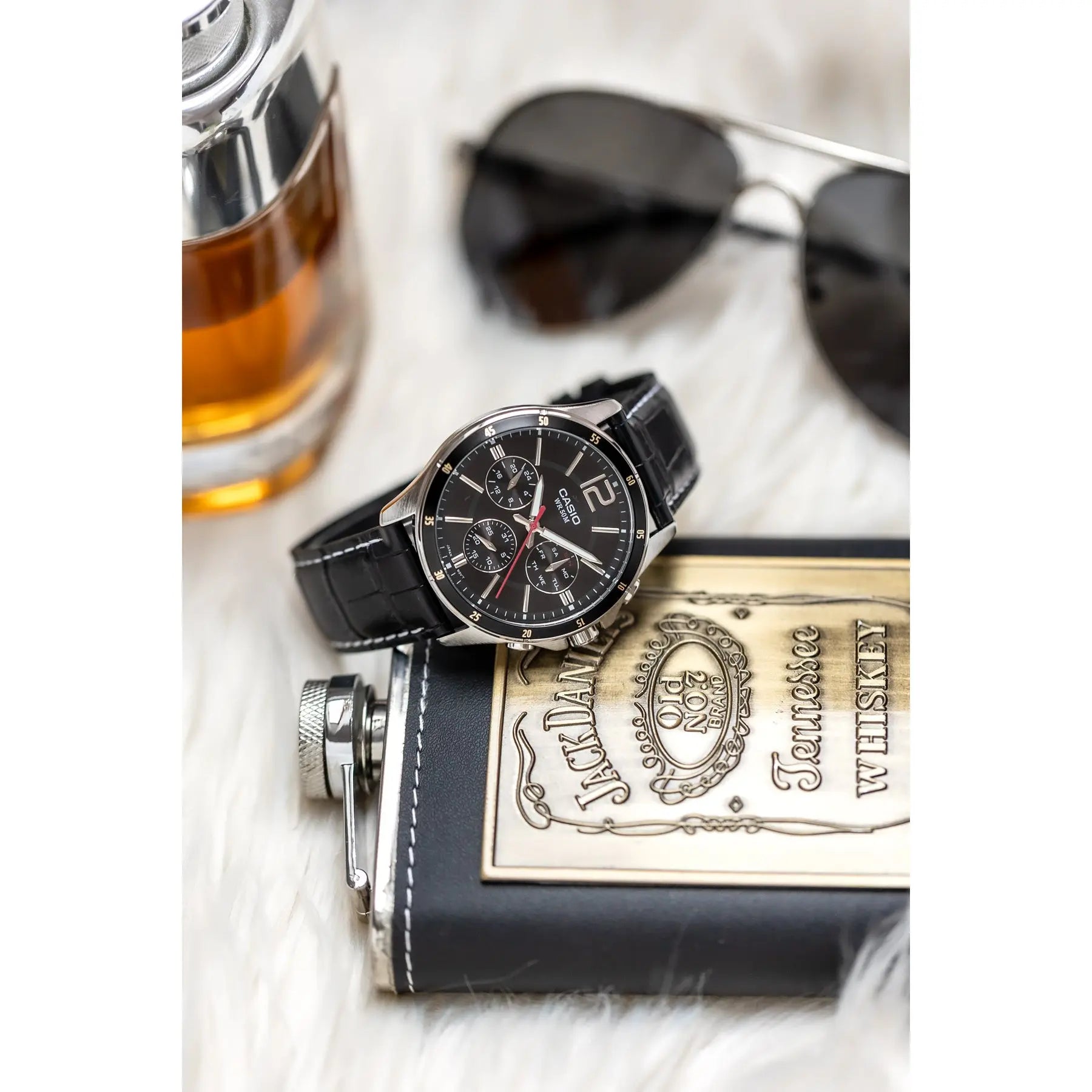 ZEGAREK MĘSKI CASIO MTP-1374L-1AV (zd064b) + BOX-10