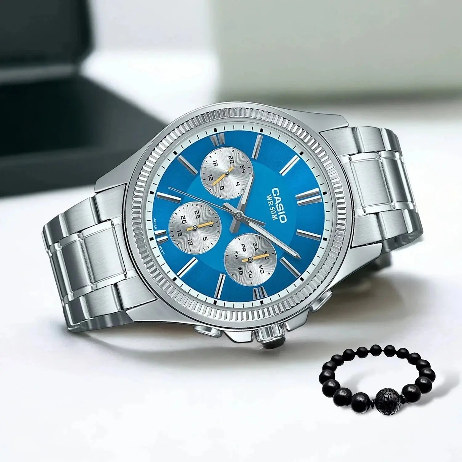 ZEGAREK MĘSKI CASIO MTP-1375D-2A2 (zd112d) + BOX ZEGAREK MĘSKI CASIO MTP-1375D-2A2 (zd112d) + BOX - Lorence 4549526369551