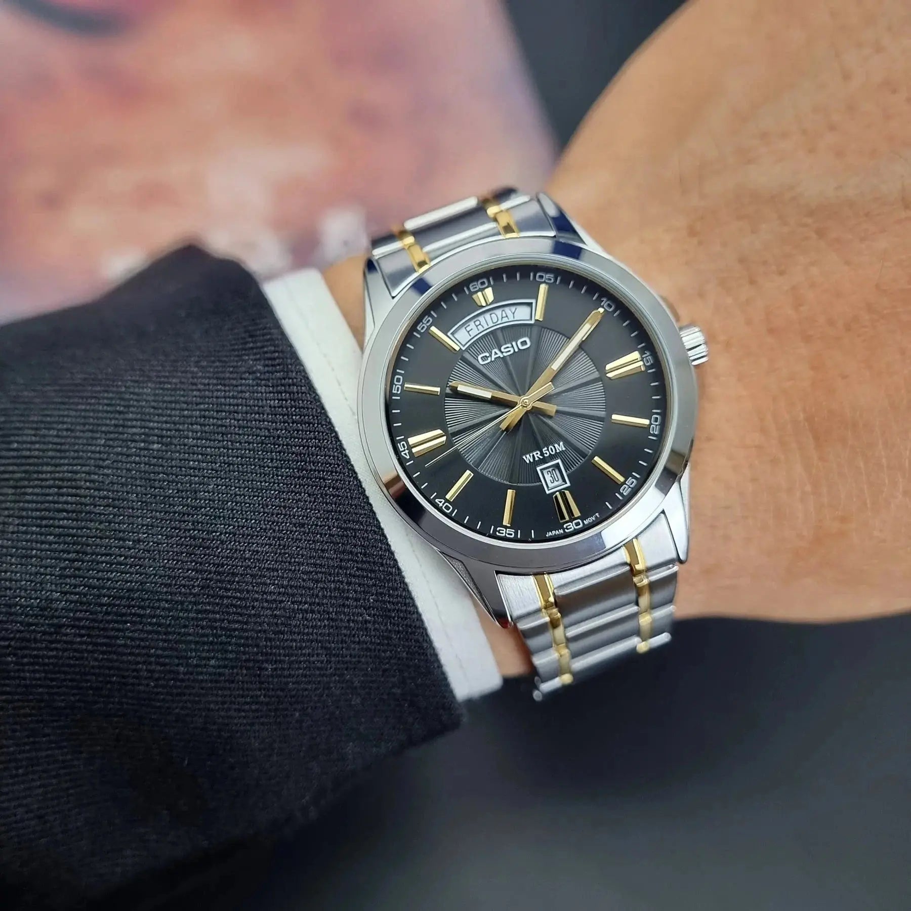 ZEGAREK MĘSKI CASIO MTP-1381G-1A (zd191d) + BOX ZEGAREK MĘSKI CASIO MTP-1381G-1A (zd191d) + BOX - Lorence 4971850984702