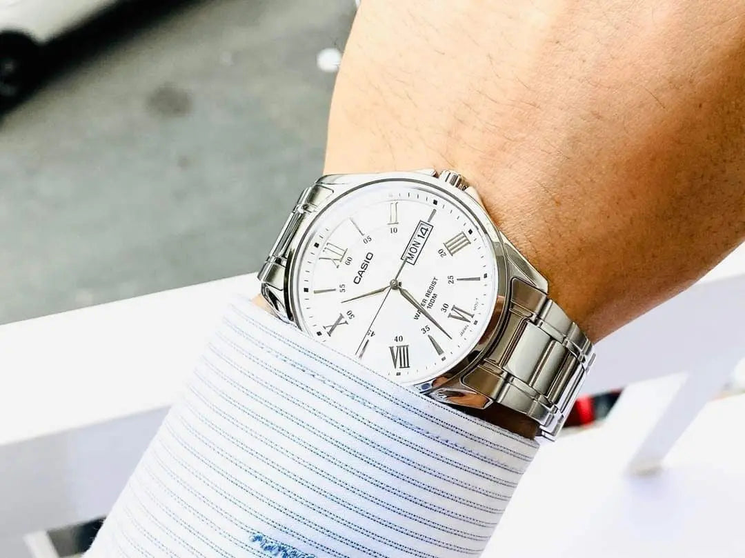 ZEGAREK MĘSKI CASIO MTP-1384D-7A (zd108a) + BOX-6