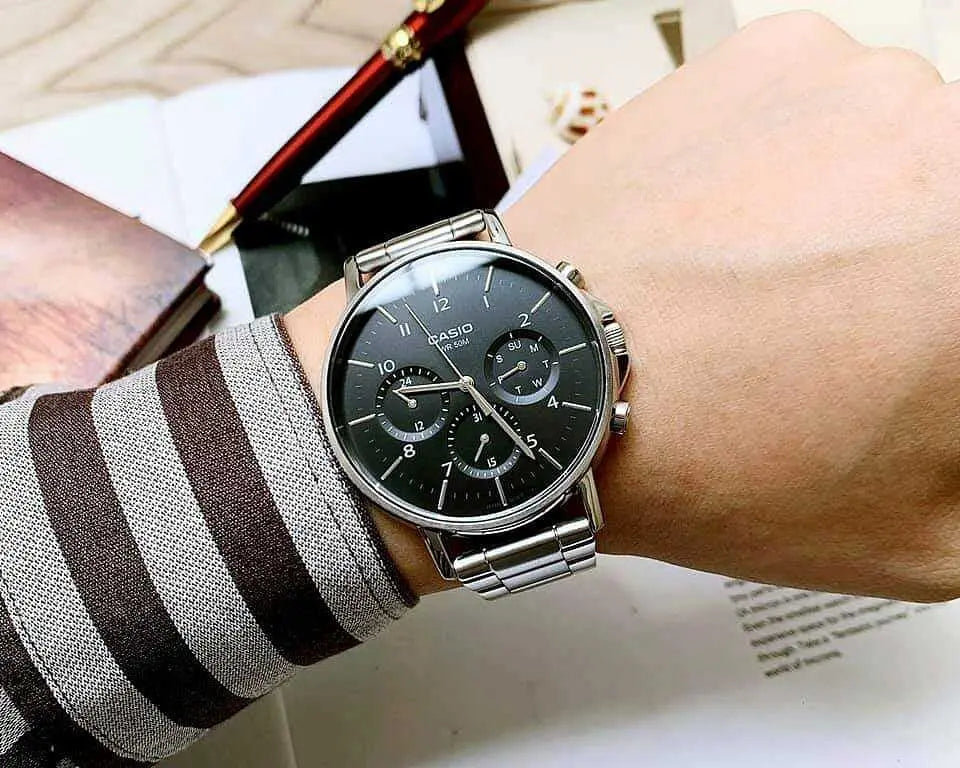 ZEGAREK MĘSKI CASIO MTP-E321D-1A (zd269a) + BOX ZEGAREK MĘSKI CASIO MTP-E321D-1A (zd269a) + BOX - Lorence 4549526288302