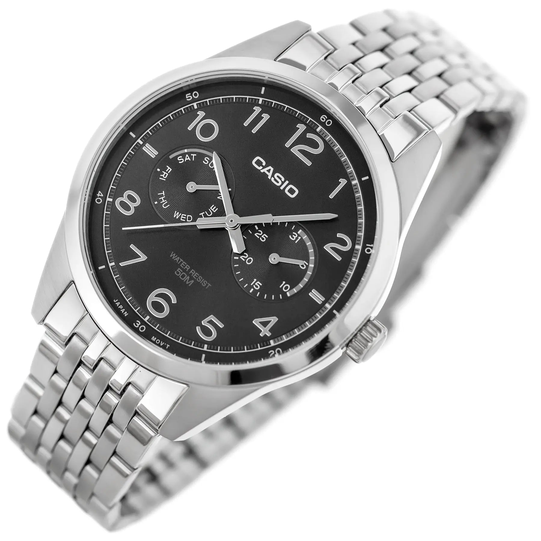 ZEGAREK MĘSKI CASIO MTP-E340D-1A (zd264a) + BOX ZEGAREK MĘSKI CASIO MTP-E340D-1A (zd264a) + BOX - Lorence 4549526381133