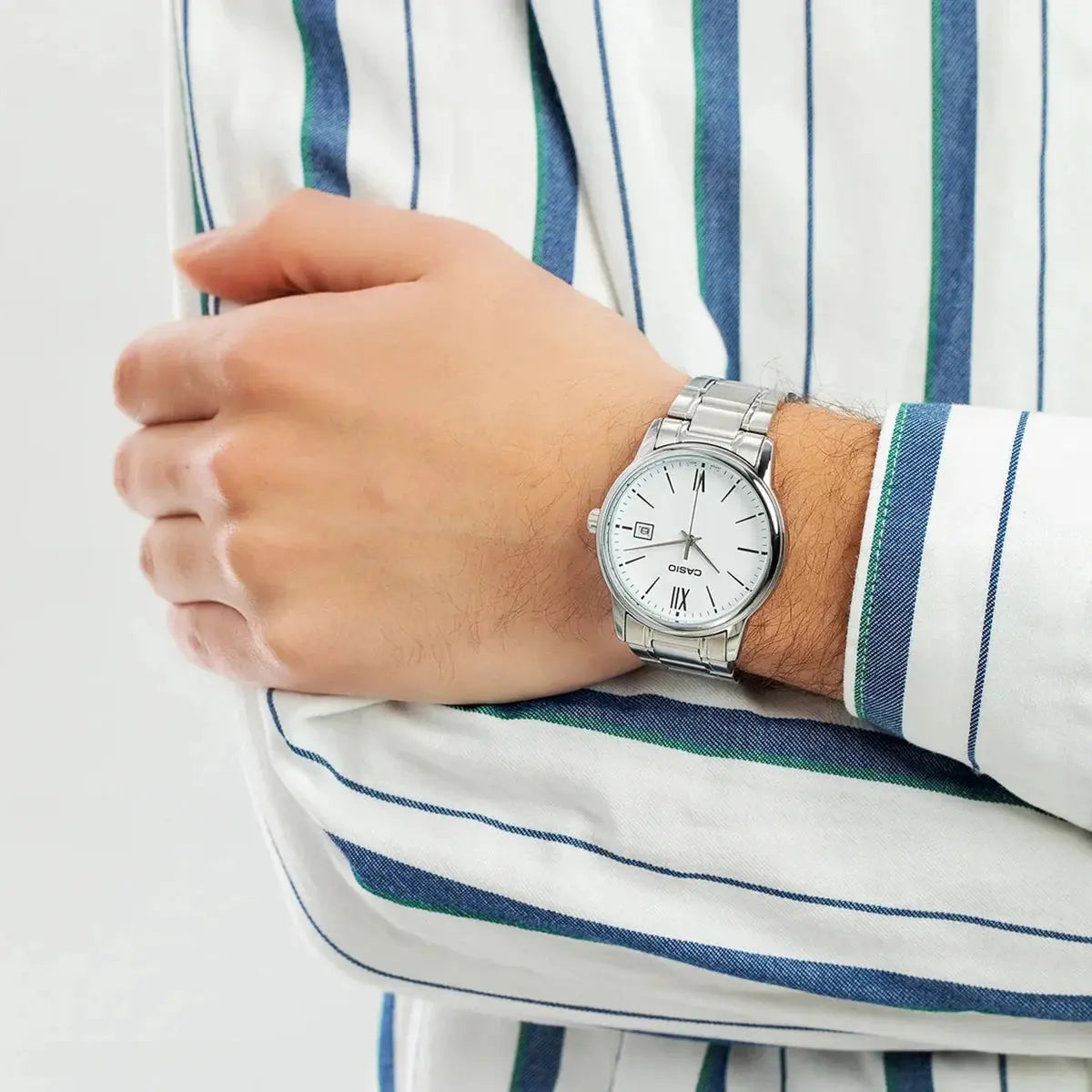 ZEGAREK MĘSKI CASIO MTP-V002D-7B3 + BOX (zd223c) ZEGAREK MĘSKI CASIO MTP-V002D-7B3 + BOX (zd223c) - Lorence 4549526308031