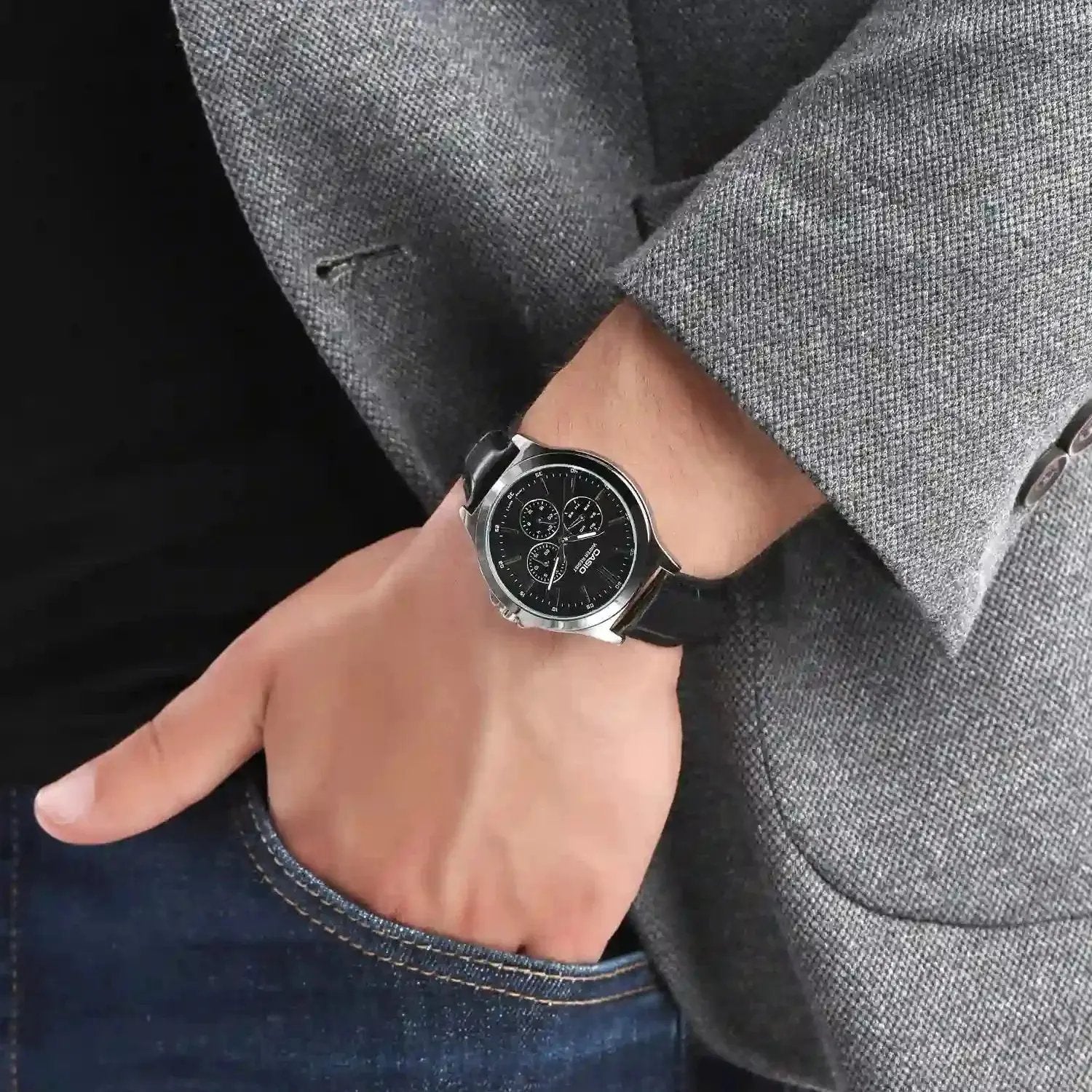 ZEGAREK MĘSKI CASIO MTP-V300L-1A (zd085b) + BOX ZEGAREK MĘSKI CASIO MTP-V300L-1A (zd085b) + BOX - Lorence 4549526132612