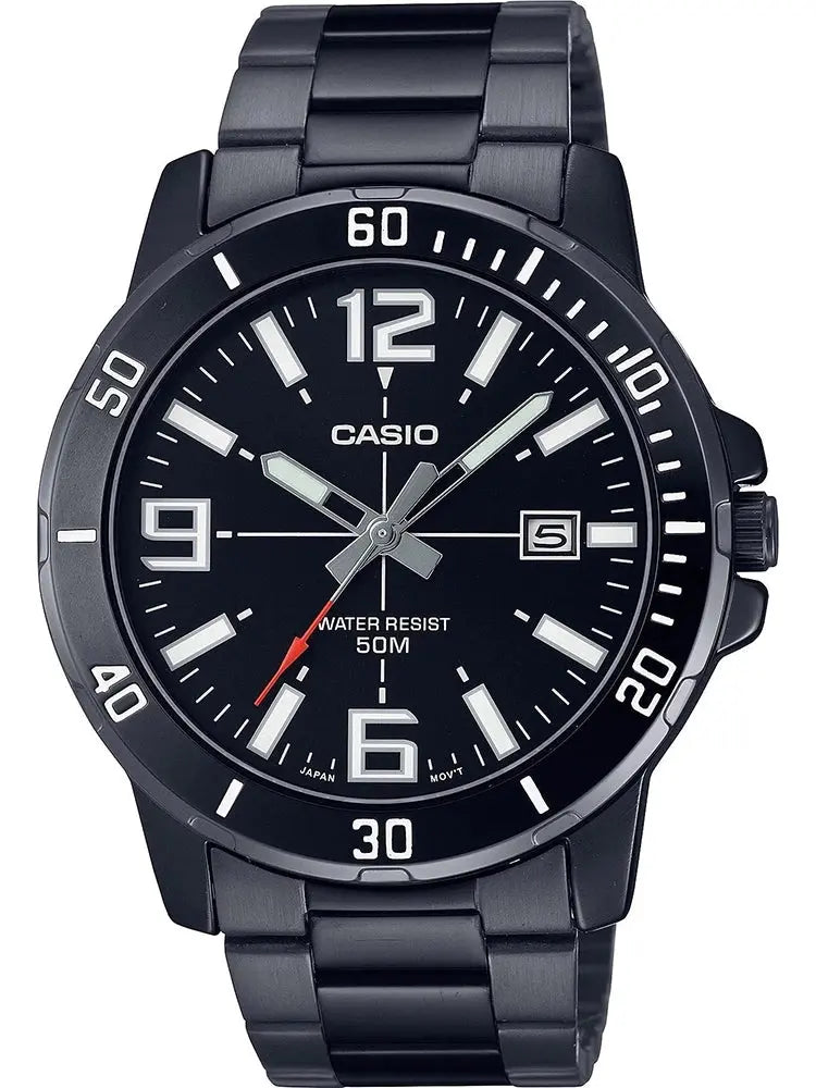 ZEGAREK MĘSKI CASIO MTP-VD01B-1B (zd169e) + BOX ZEGAREK MĘSKI CASIO MTP-VD01B-1B (zd169e) + BOX - Lorence 4549526315718