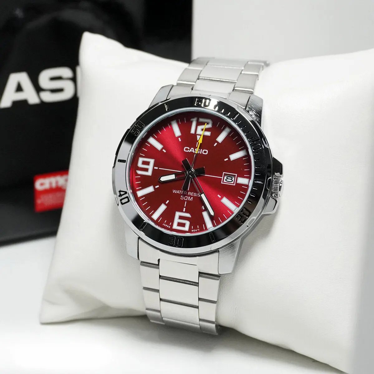 ZEGAREK MĘSKI CASIO MTP-VD01D-4B + BOX ZEGAREK MĘSKI CASIO MTP-VD01D-4B + BOX - Lorence 4549526381393