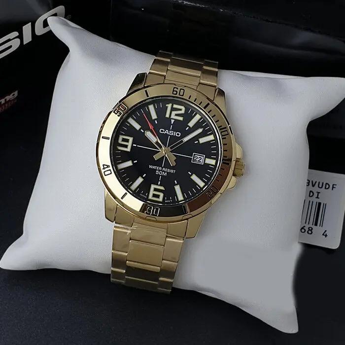 ZEGAREK MĘSKI CASIO MTP-VD01G-1B + BOX ZEGAREK MĘSKI CASIO MTP-VD01G-1B + BOX - Lorence 4549526186684
