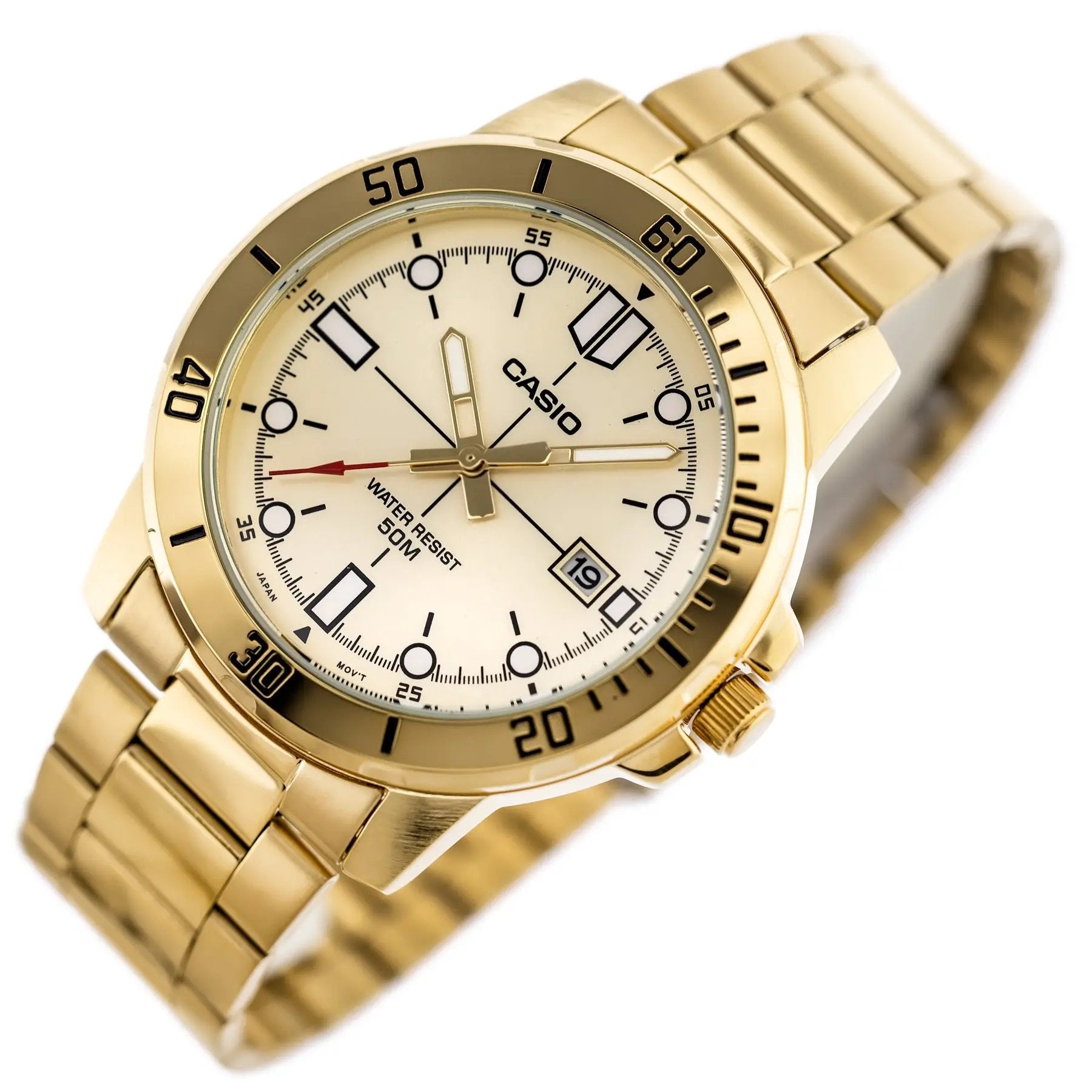 ZEGAREK MĘSKI CASIO MTP-VD01G-9E (zd185d) + BOX ZEGAREK MĘSKI CASIO MTP-VD01G-9E (zd185d) + BOX - Lorence 4549526186691