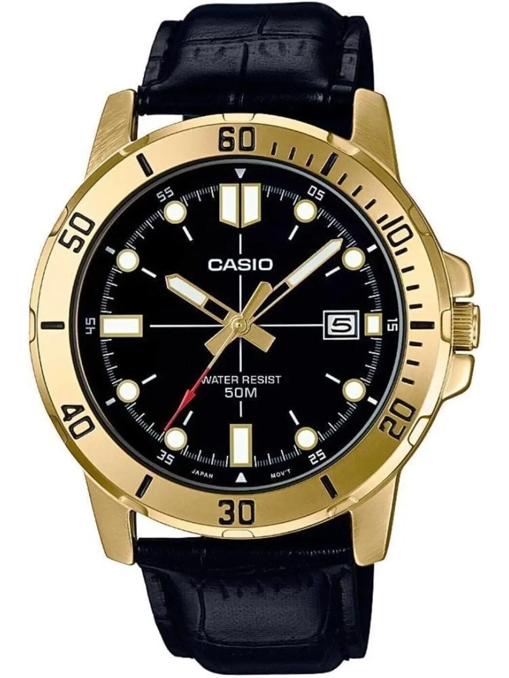 ZEGAREK MĘSKI CASIO MTP-VD01GL-1E + BOX ZEGAREK MĘSKI CASIO MTP-VD01GL-1E + BOX - Lorence 4549526186622