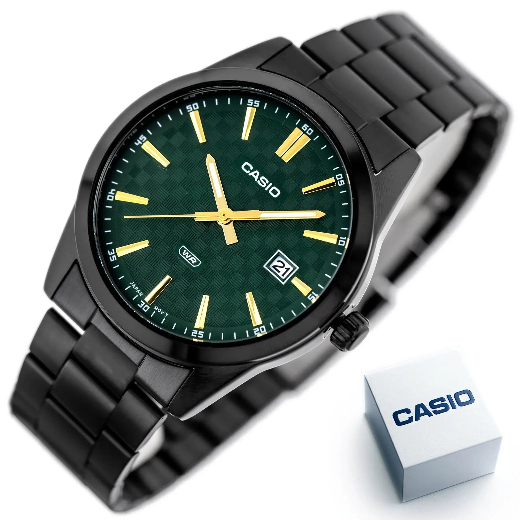 ZEGAREK MĘSKI CASIO MTP-VD03B-3A + BOX ZEGAREK MĘSKI CASIO MTP-VD03B-3A + BOX - Lorence 4549526371738