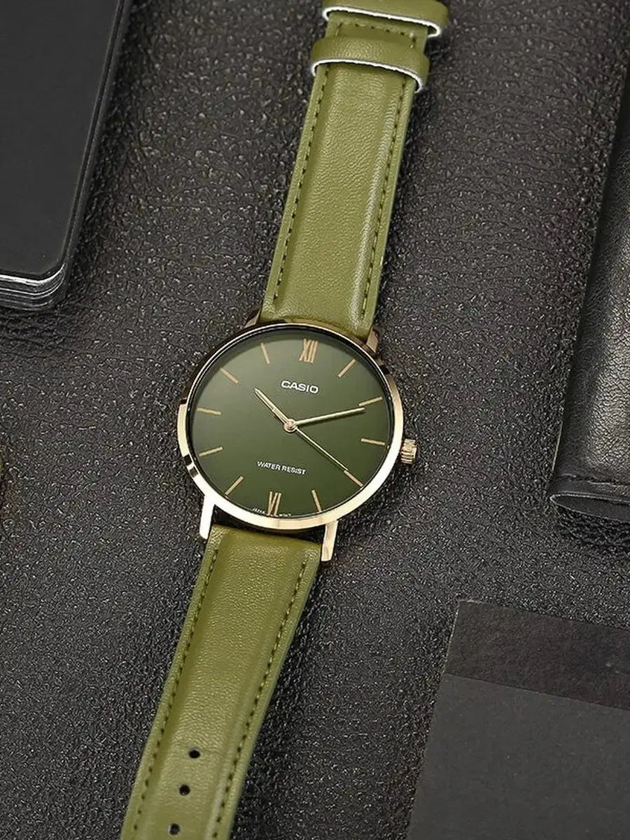 ZEGAREK MĘSKI CASIO MTP-VT01GL-3B + BOX ZEGAREK MĘSKI CASIO MTP-VT01GL-3B + BOX - Lorence 4549526270109