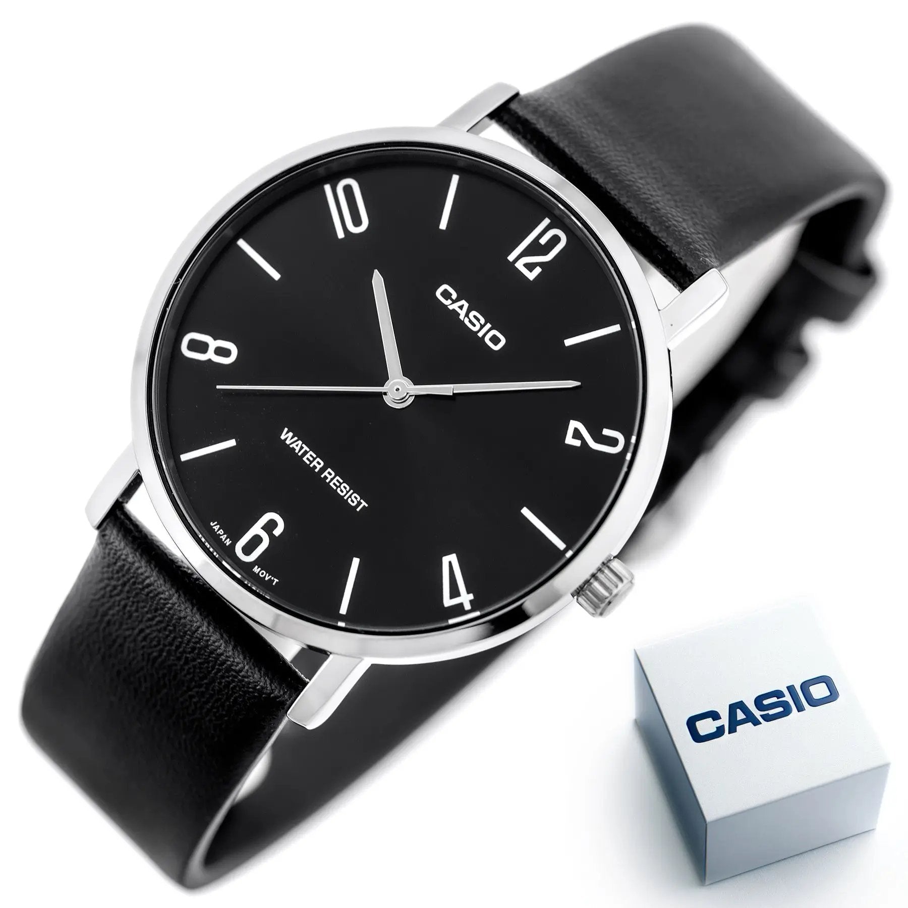 ZEGAREK MĘSKI CASIO MTP-VT01L-1B2 + BOX (zd165k) ZEGAREK MĘSKI CASIO MTP-VT01L-1B2 + BOX (zd165k) - Lorence 4549526285141