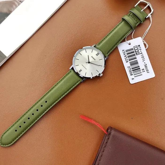 ZEGAREK MĘSKI CASIO MTP-VT01L-3B + BOX ZEGAREK MĘSKI CASIO MTP-VT01L-3B + BOX - Lorence 0690122790905