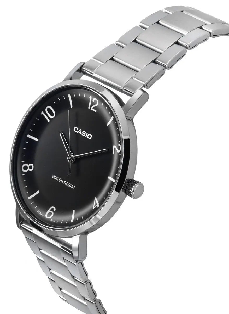 ZEGAREK MĘSKI CASIO MTP-VT03D-1B + BOX ZEGAREK MĘSKI CASIO MTP-VT03D-1B + BOX - Lorence 4549526399183