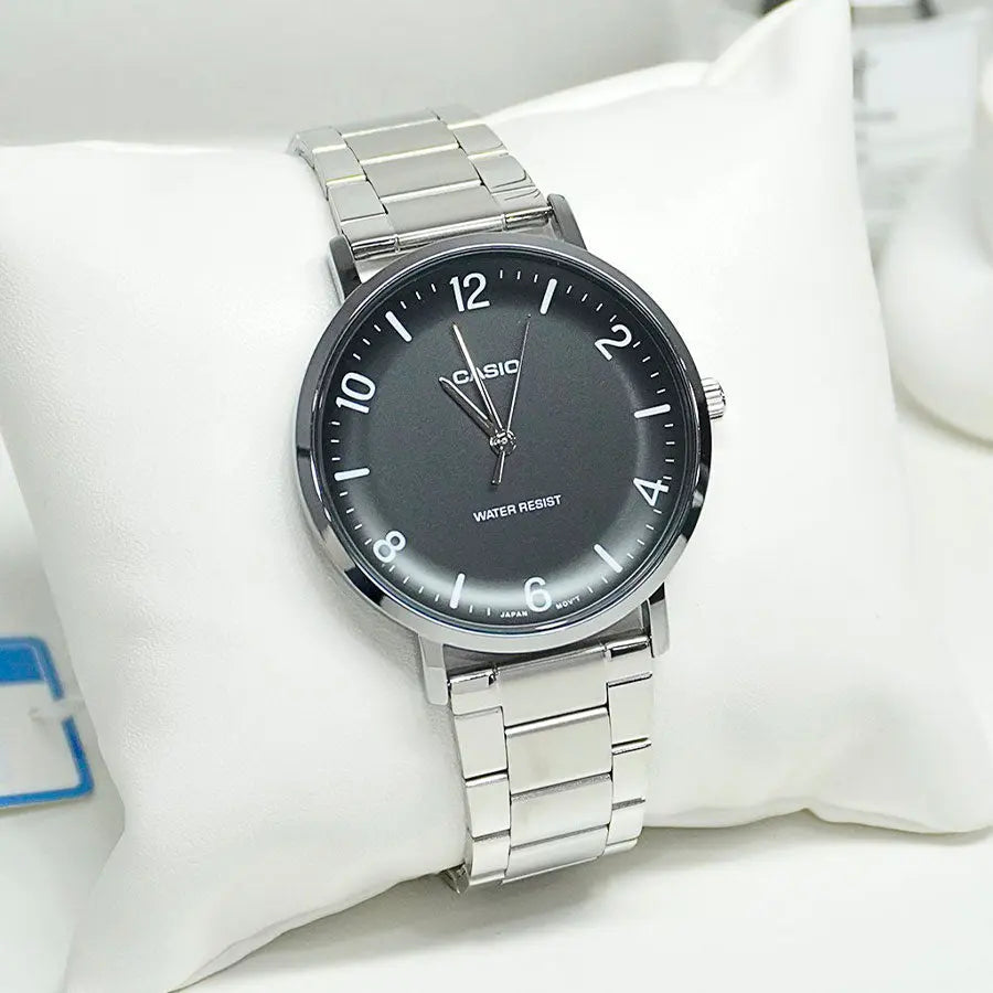 ZEGAREK MĘSKI CASIO MTP-VT03D-1B + BOX ZEGAREK MĘSKI CASIO MTP-VT03D-1B + BOX - Lorence 4549526399183