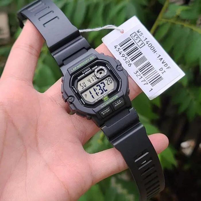 ZEGAREK MĘSKI CASIO Sports WS-1400H-1A + BOX ZEGAREK MĘSKI CASIO Sports WS-1400H-1A + BOX - Lorence 4549526321771