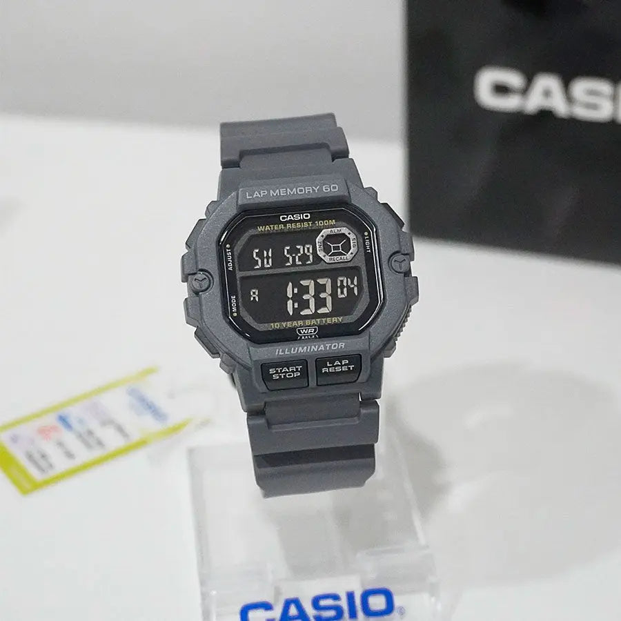 ZEGAREK MĘSKI CASIO Sports WS-1400H-8B + BOX (zd271e) ZEGAREK MĘSKI CASIO Sports WS-1400H-8B + BOX (zd271e) - Lorence 4549526394157