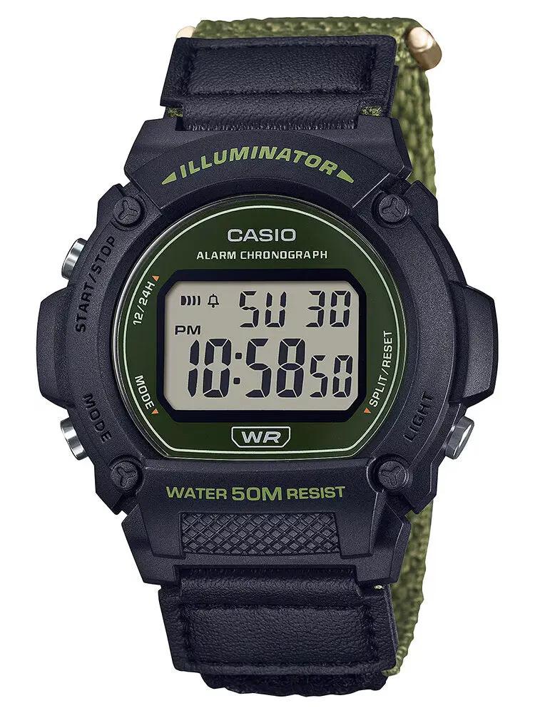 ZEGAREK MĘSKI CASIO W-219HB-3A + BOX ZEGAREK MĘSKI CASIO W-219HB-3A + BOX - Lorence 4549526365218