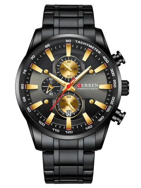 ZEGAREK MĘSKI CURREN 8351 (zc022c) CHRONOGRAF +BOX-1