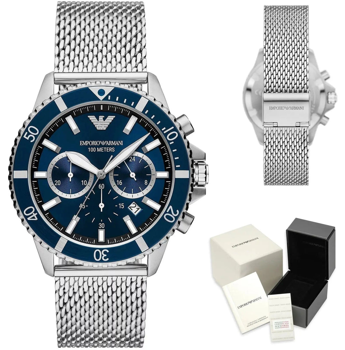 ZEGAREK MĘSKI EMPORIO ARMANI AR11587 DIVER (zi113a) + BOX ZEGAREK MĘSKI EMPORIO ARMANI AR11587 DIVER (zi113a) + BOX - Lorence 4064092263220
