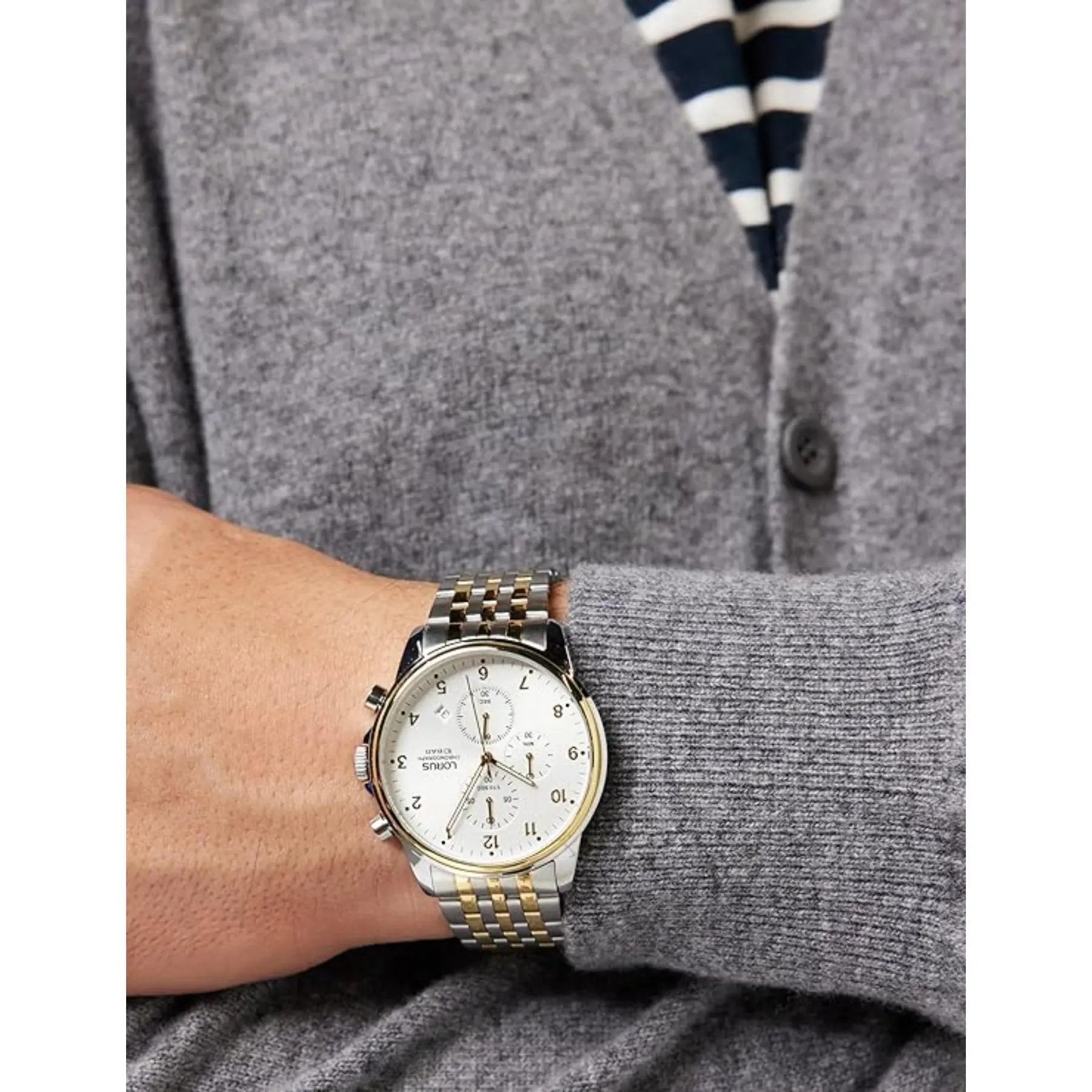 ZEGAREK MĘSKI Lorus Chrono RM338JX9 + BOX ZEGAREK MĘSKI Lorus Chrono RM338JX9 + BOX - Lorence 4894238359347