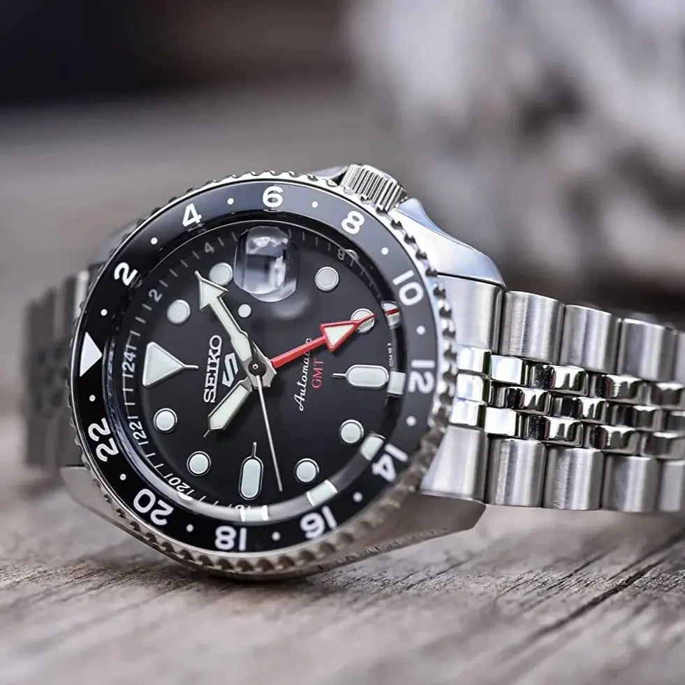 ZEGAREK MĘSKI SEIKO 5 SPORTS SSK001K1 GMT AUTOMAT WR100 + BOX ZEGAREK MĘSKI SEIKO 5 SPORTS SSK001K1 GMT AUTOMAT WR100 + BOX - 4954628247100