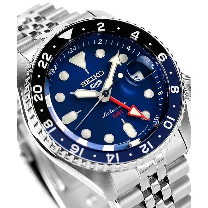 ZEGAREK MĘSKI SEIKO 5 SPORTS SSK003K1 GMT AUTOMAT WR100 + BOX ZEGAREK MĘSKI SEIKO 5 SPORTS SSK003K1 GMT AUTOMAT WR100 + BOX - 4954628247117