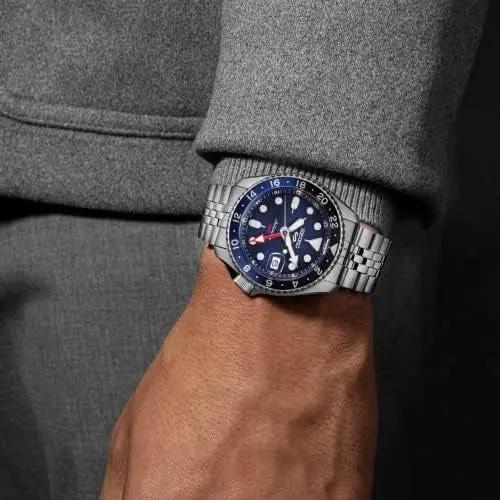 ZEGAREK MĘSKI SEIKO 5 SPORTS SSK003K1 GMT AUTOMAT WR100 + BOX ZEGAREK MĘSKI SEIKO 5 SPORTS SSK003K1 GMT AUTOMAT WR100 + BOX - 4954628247117
