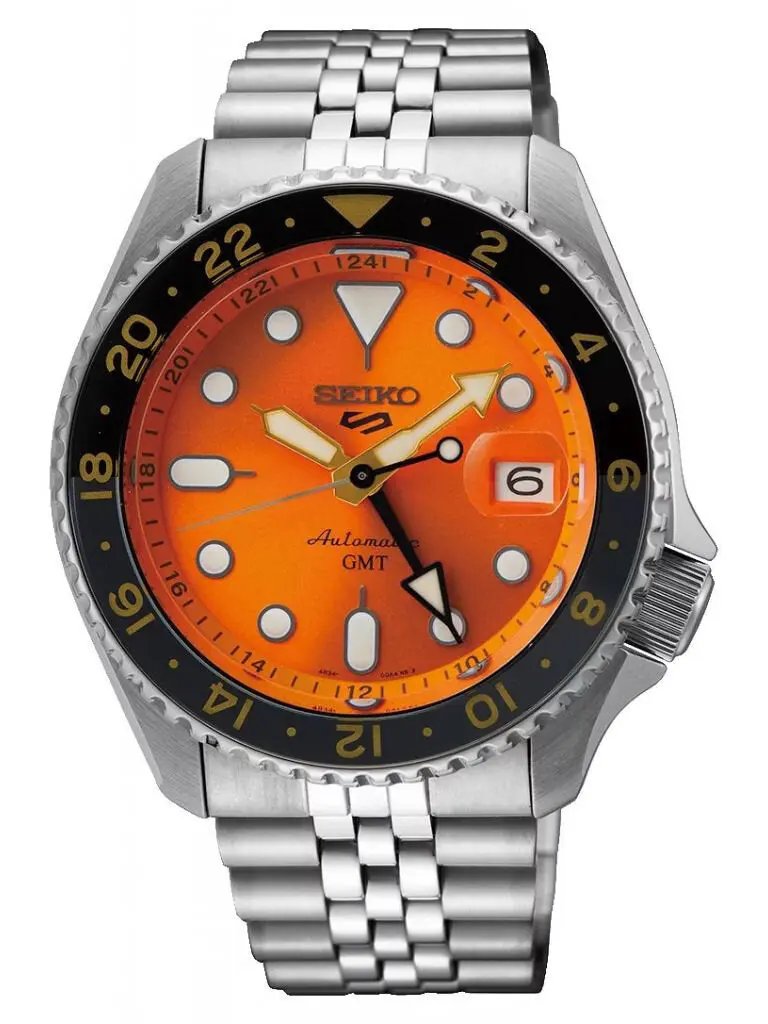 ZEGAREK MĘSKI SEIKO 5 SPORTS SSK005K1 GMT AUTOMAT WR100 + BOX ZEGAREK MĘSKI SEIKO 5 SPORTS SSK005K1 GMT AUTOMAT WR100 + BOX - 4954628247124