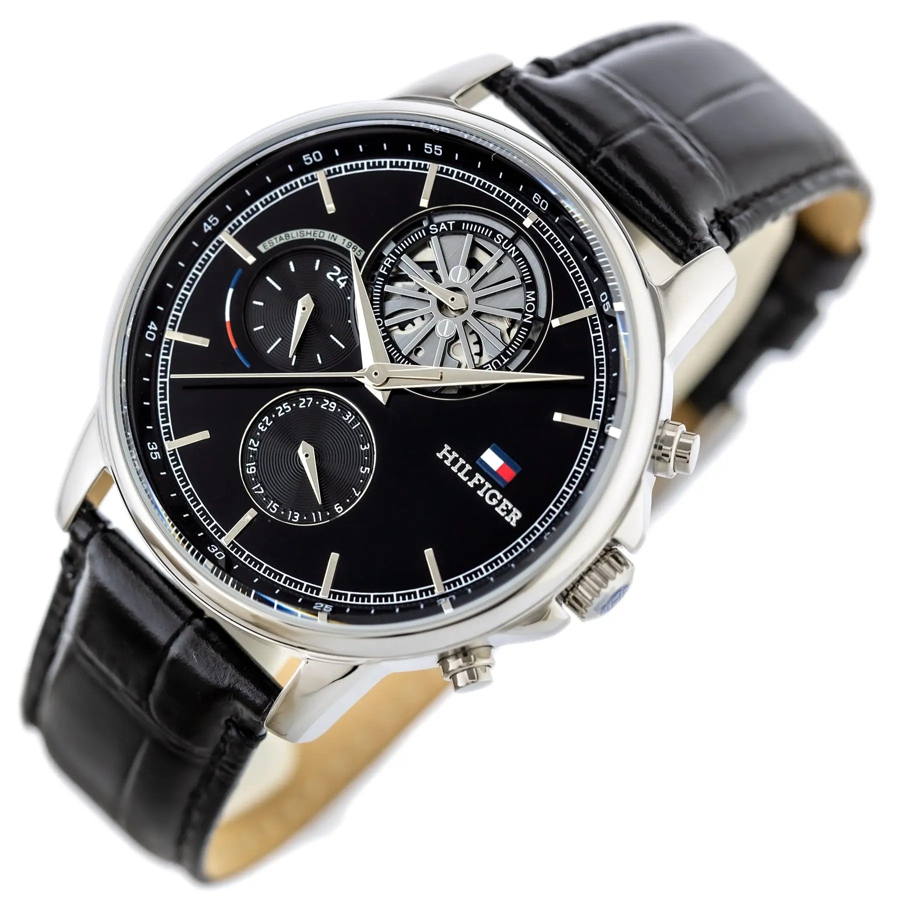 ZEGAREK MĘSKI TOMMY HILFIGER 1710605 Steward Open Heart + BOX ZEGAREK MĘSKI TOMMY HILFIGER 1710605 Steward Open Heart + BOX -  7613272576796