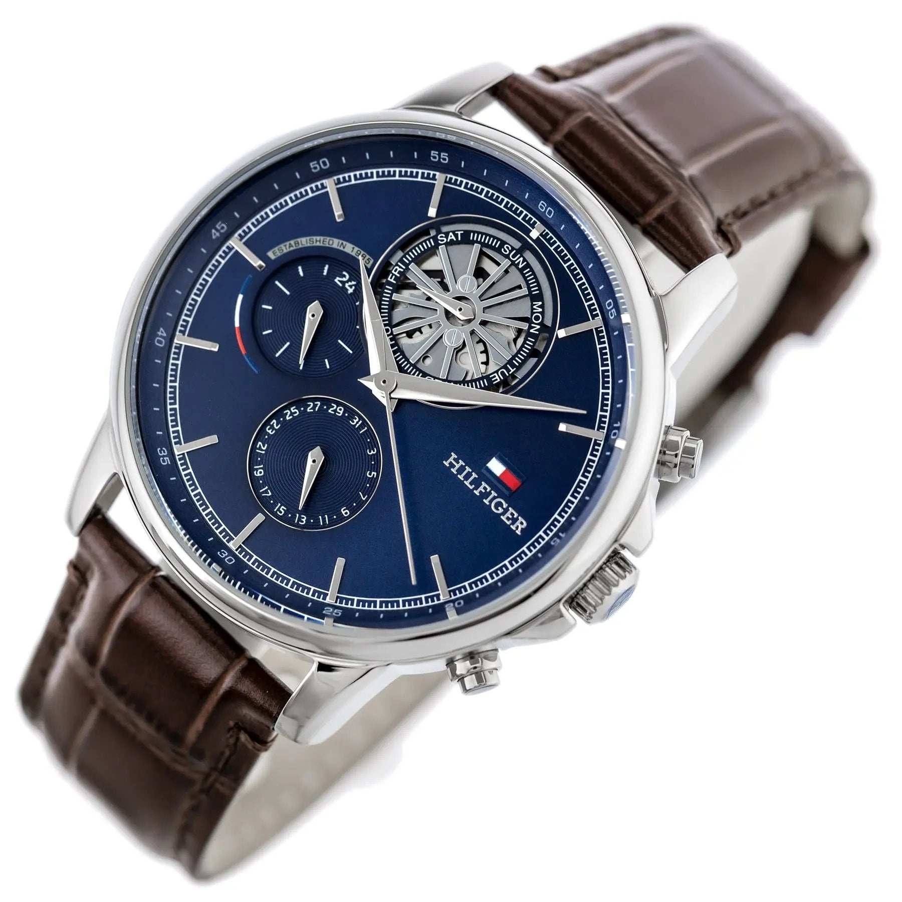 ZEGAREK MĘSKI TOMMY HILFIGER 1710629 Steward Open Heart + BOX ZEGAREK MĘSKI TOMMY HILFIGER 1710629 Steward Open Heart + BOX -  7613272588386