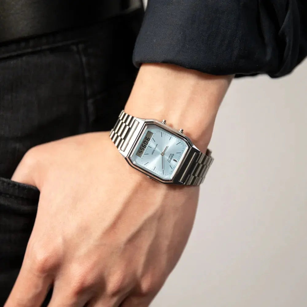 ZEGAREK UNISEX CASIO Vintage AQ-230A-2A1 + BOX ZEGAREK UNISEX CASIO Vintage AQ-230A-2A1 + BOX - Lorence 4549526365867