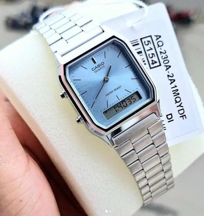 ZEGAREK UNISEX CASIO Vintage AQ-230A-2A1 + BOX ZEGAREK UNISEX CASIO Vintage AQ-230A-2A1 + BOX - Lorence 4549526365867