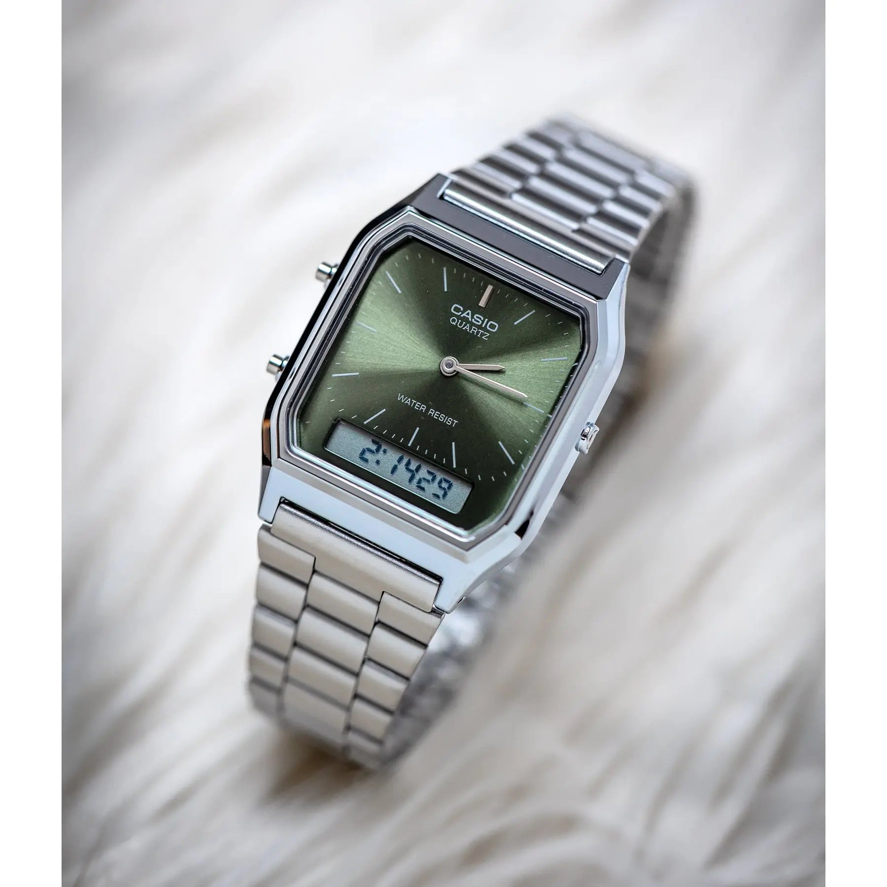 ZEGAREK UNISEX CASIO Vintage AQ-230A-3AMQYDF + BOX ZEGAREK UNISEX CASIO Vintage AQ-230A-3AMQYDF + BOX - Lorence 4549526390579