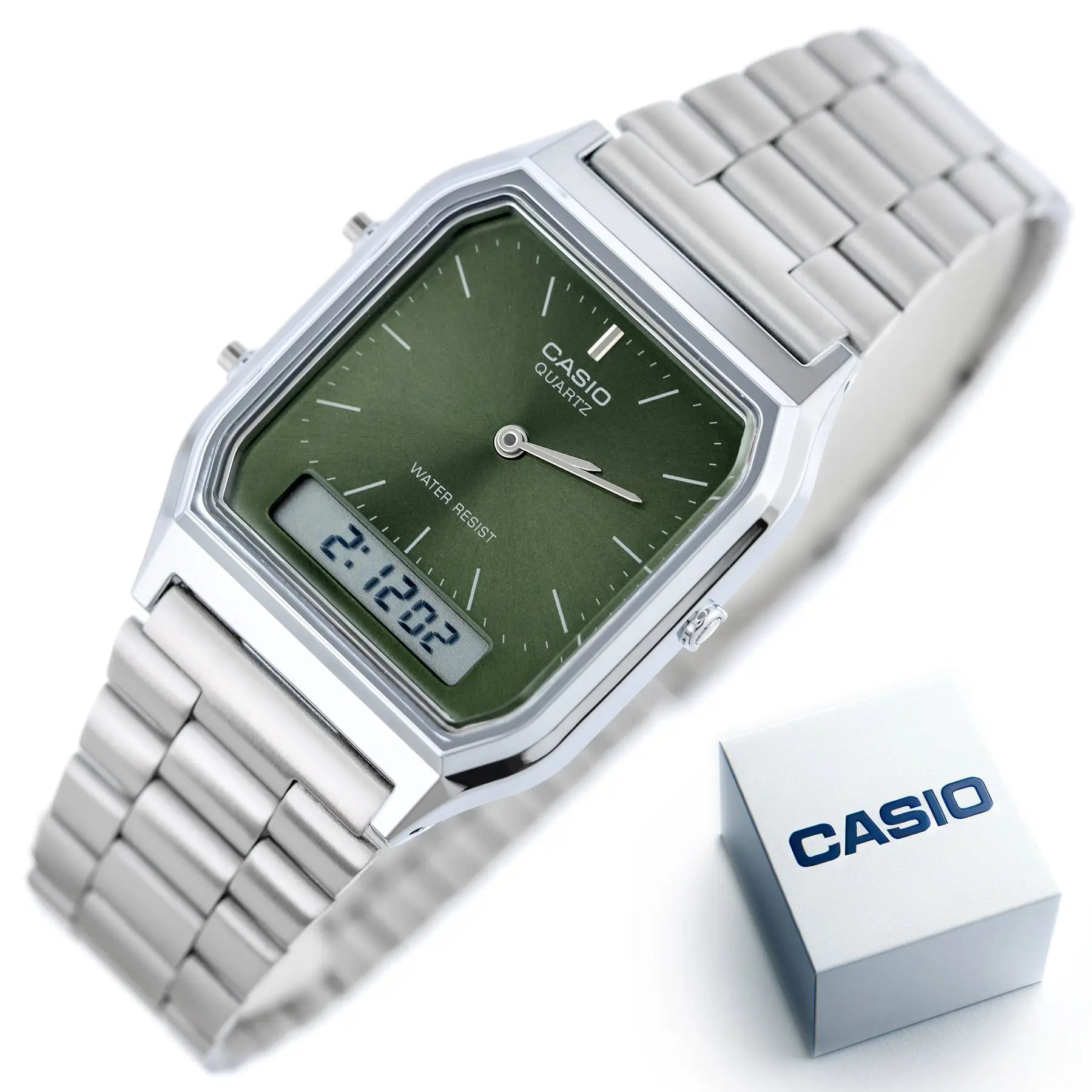 ZEGAREK UNISEX CASIO Vintage AQ-230A-3AMQYDF + BOX ZEGAREK UNISEX CASIO Vintage AQ-230A-3AMQYDF + BOX - Lorence 4549526390579