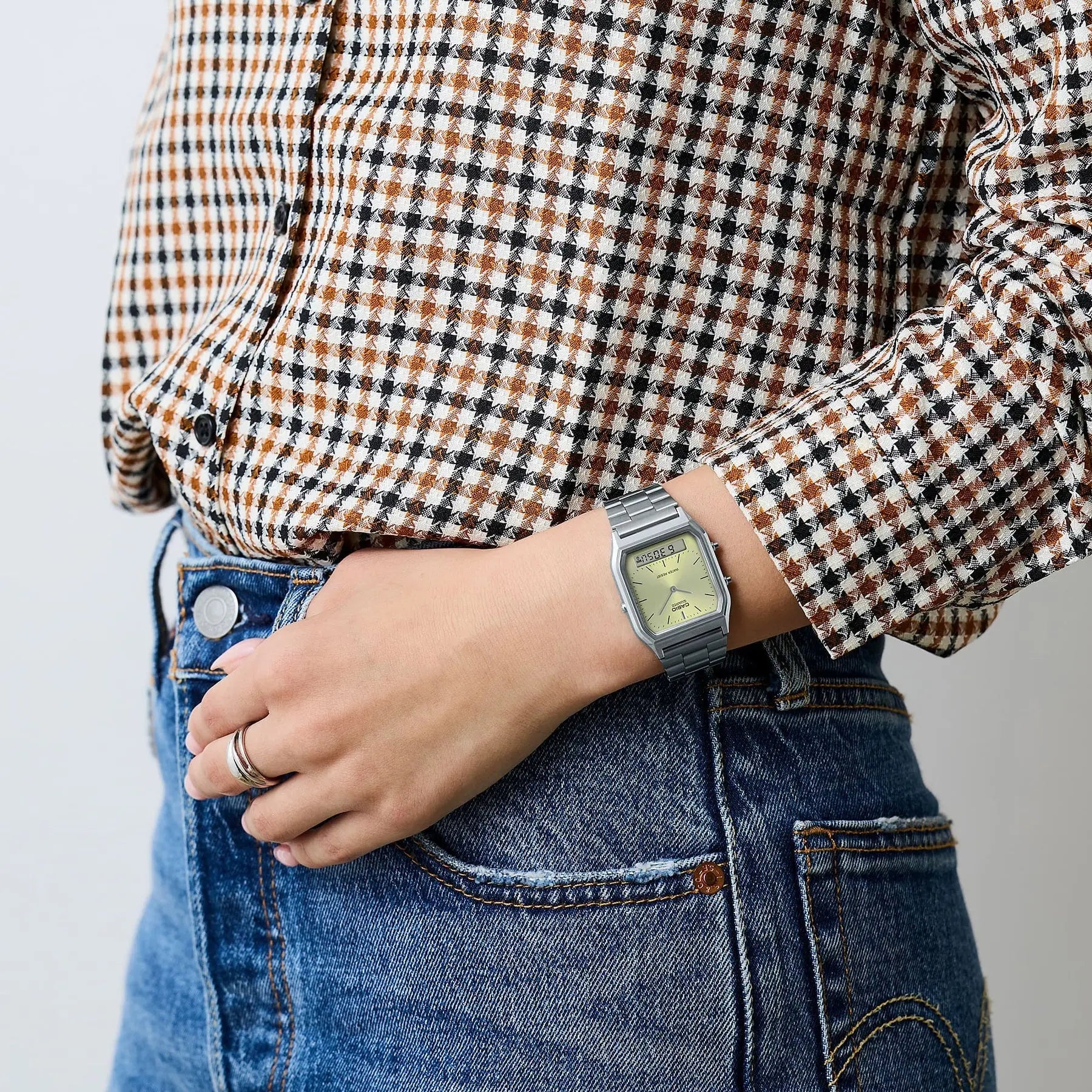 ZEGAREK UNISEX CASIO Vintage AQ-230A-9AMQYDF + BOX ZEGAREK UNISEX CASIO Vintage AQ-230A-9AMQYDF + BOX - Lorence 4549526390654