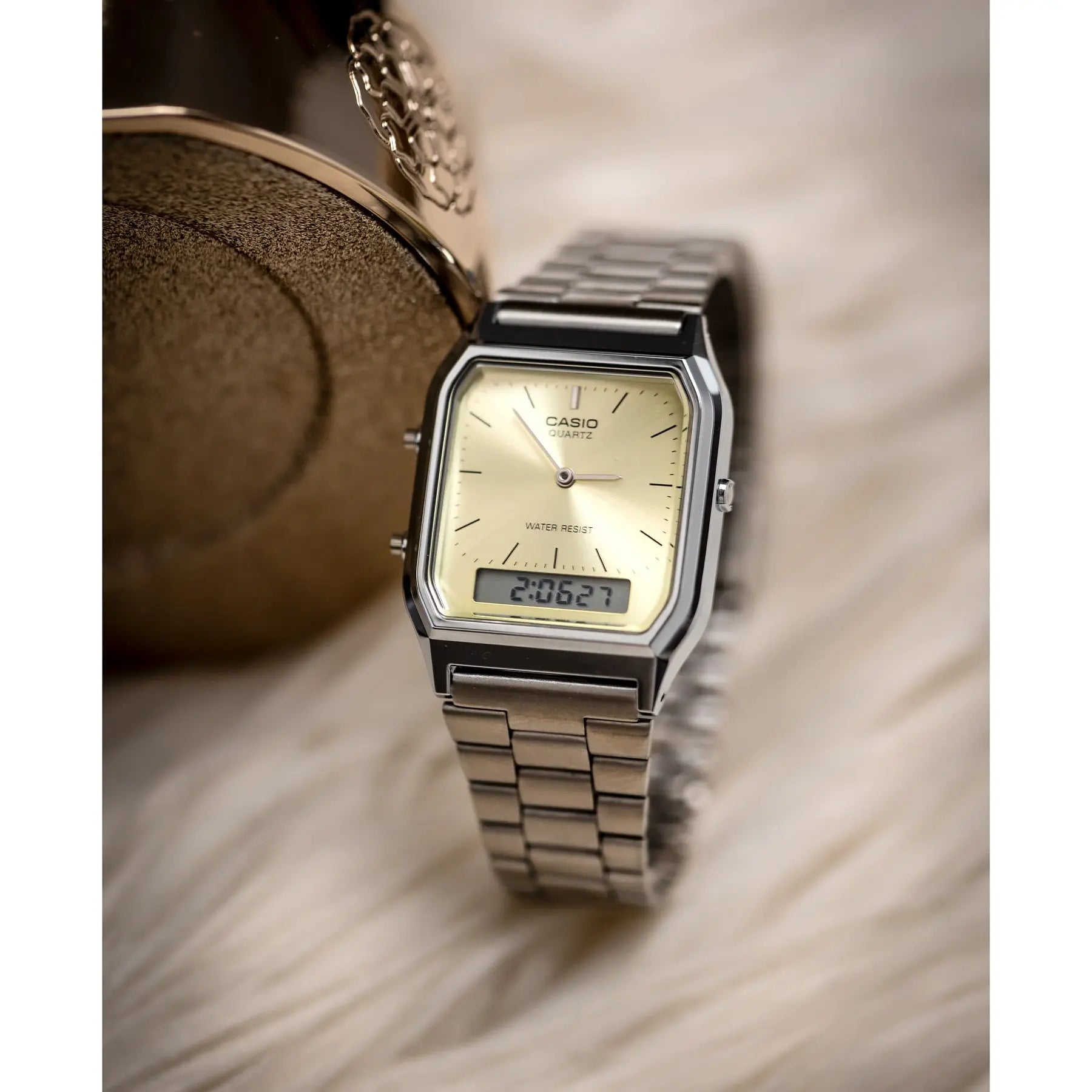 ZEGAREK UNISEX CASIO Vintage AQ-230A-9AMQYDF + BOX ZEGAREK UNISEX CASIO Vintage AQ-230A-9AMQYDF + BOX - Lorence 4549526390654