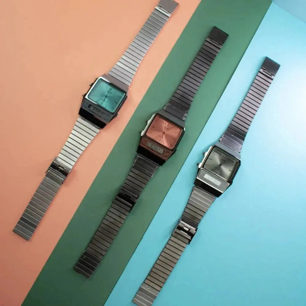 ZEGAREK UNISEX CASIO Vintage Dual Time AQ-800ECGG-4ADF + BOX ZEGAREK UNISEX CASIO Vintage Dual Time AQ-800ECGG-4ADF + BOX - Lorence 4549526343797
