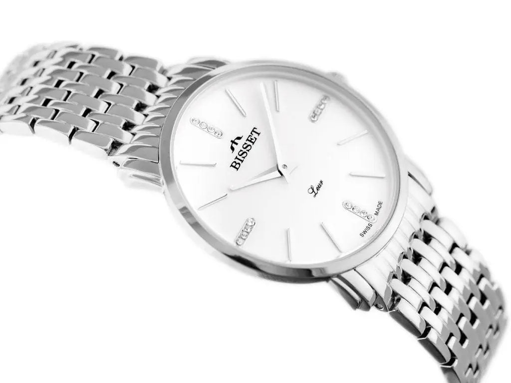 Zegarek Damski Bisset BSBE54 - Silver/white Zegarek Damski Bisset BSBE54 - Silver/white - Lorence 5906412729629